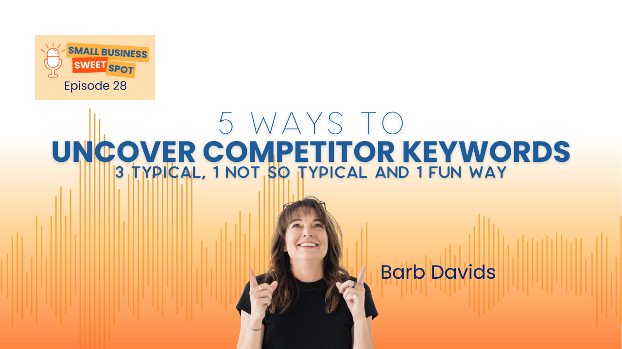 Title image for 5 Ways to Uncover Competitor Keywords episode notes.