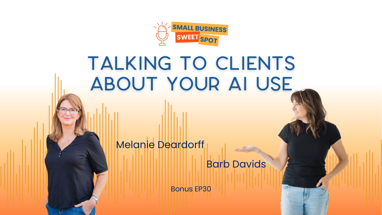 Title image for Talking to Clients About Your AI Use.